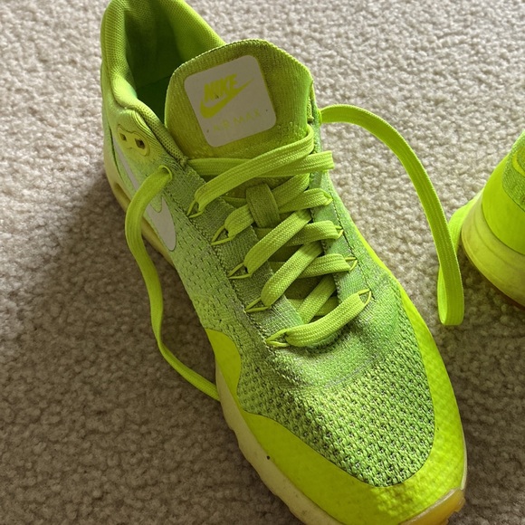 Lime Green Nike Air Max 1 US Size 10 - - Picture 5 of 10